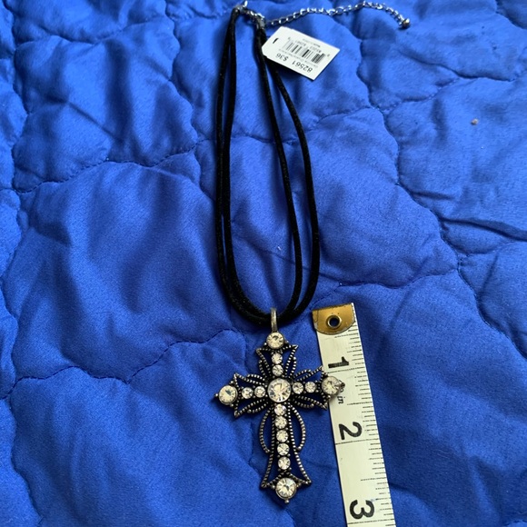 Crystal Cross Necklace - Picture 2 of 4